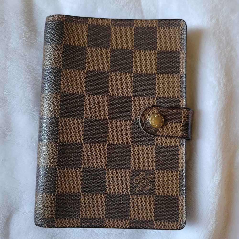 Louis vuitton agenda cover damier ebene